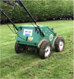 Grassmasters Lawn Care | Scarifying process